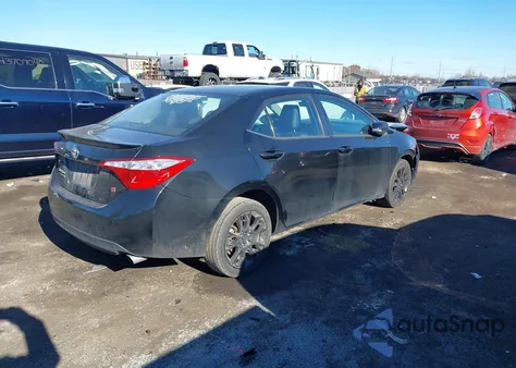 2016 Toyota Corolla S W/Special Edition Pkg из США, поврежденный, VIN 2T1BURHE4GC561691